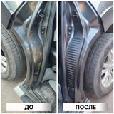 Защита кромки задних аркок без скотча для Mitsubishi Pajero IV 2006-2011